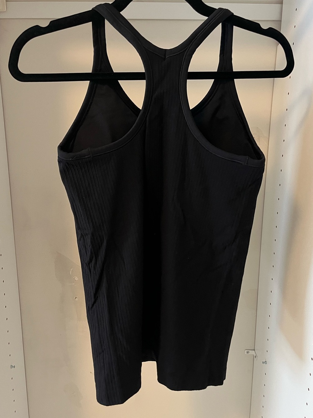 Black Ribbed Racerback Tank Top - Women - Picture 2 of 2